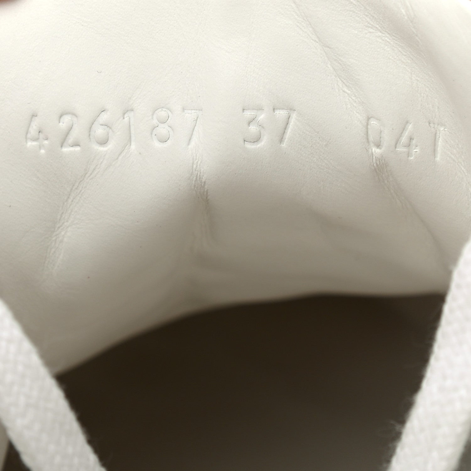Gucci GG Monogram Calfskin Womens Low Top Sneakers 37 Pink Soft Pink 7 of 7