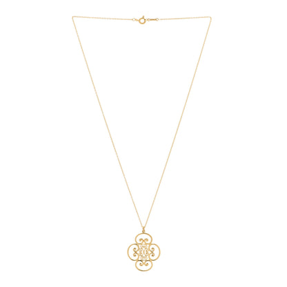 Tiffany 18K Yellow Gold Paloma Picasso Venezia Goldoni Quadruplo Pendant Necklace 3 of 5