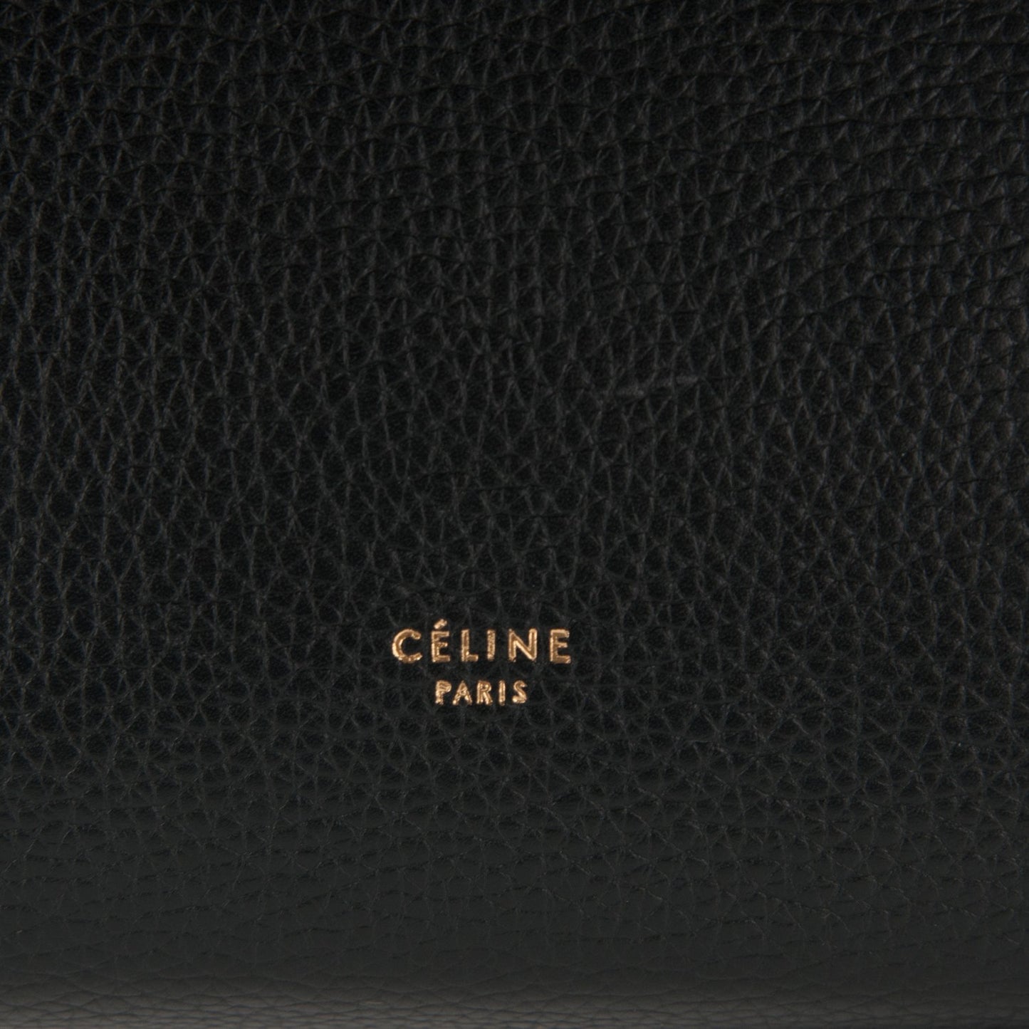 Drummed Calfskin Mini Belt Bag Black
