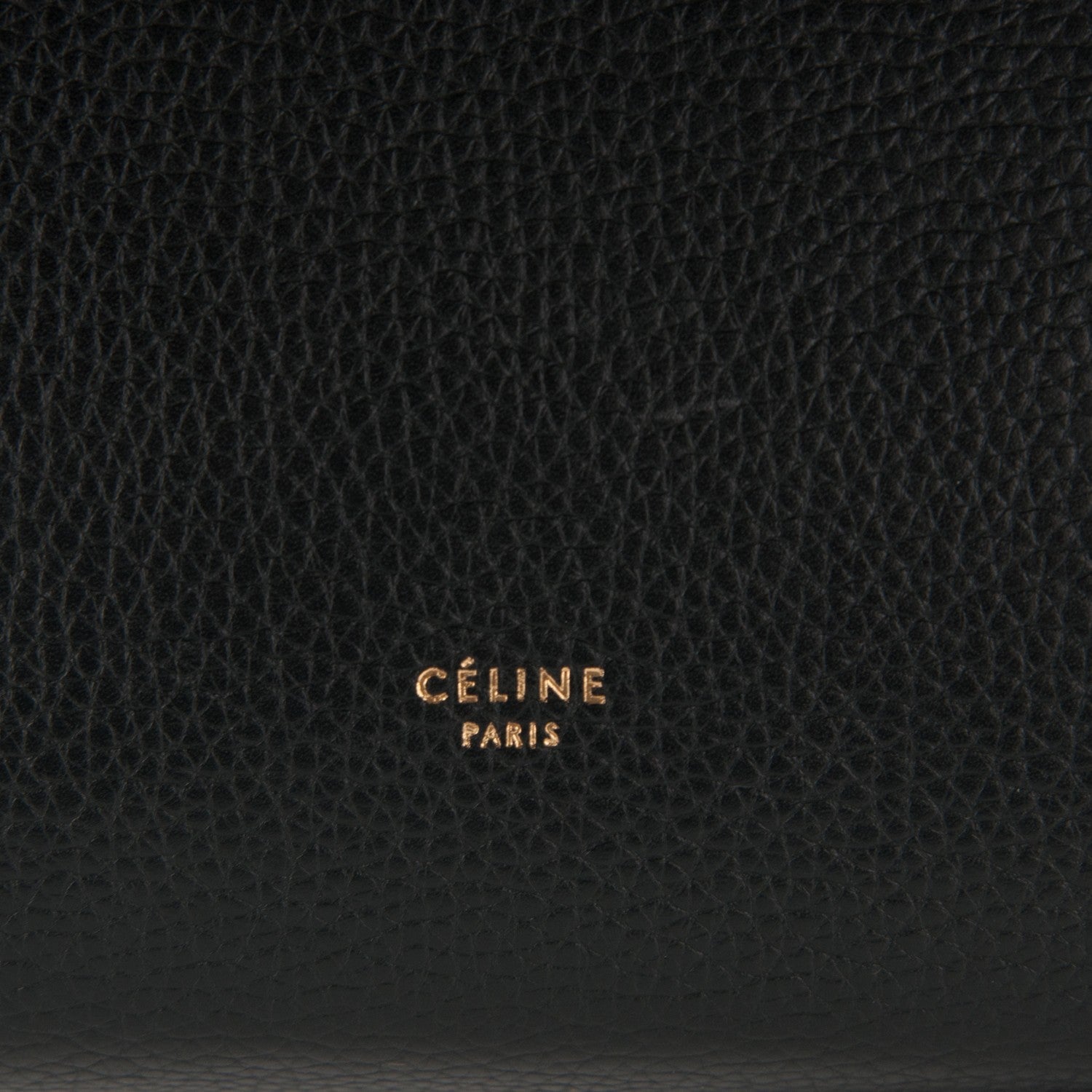 Celine Drummed Calfskin Mini Belt Bag Black 7 of 7