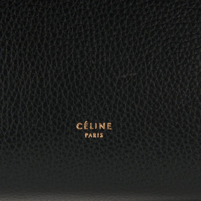 Celine Drummed Calfskin Mini Belt Bag Black 7 of 7