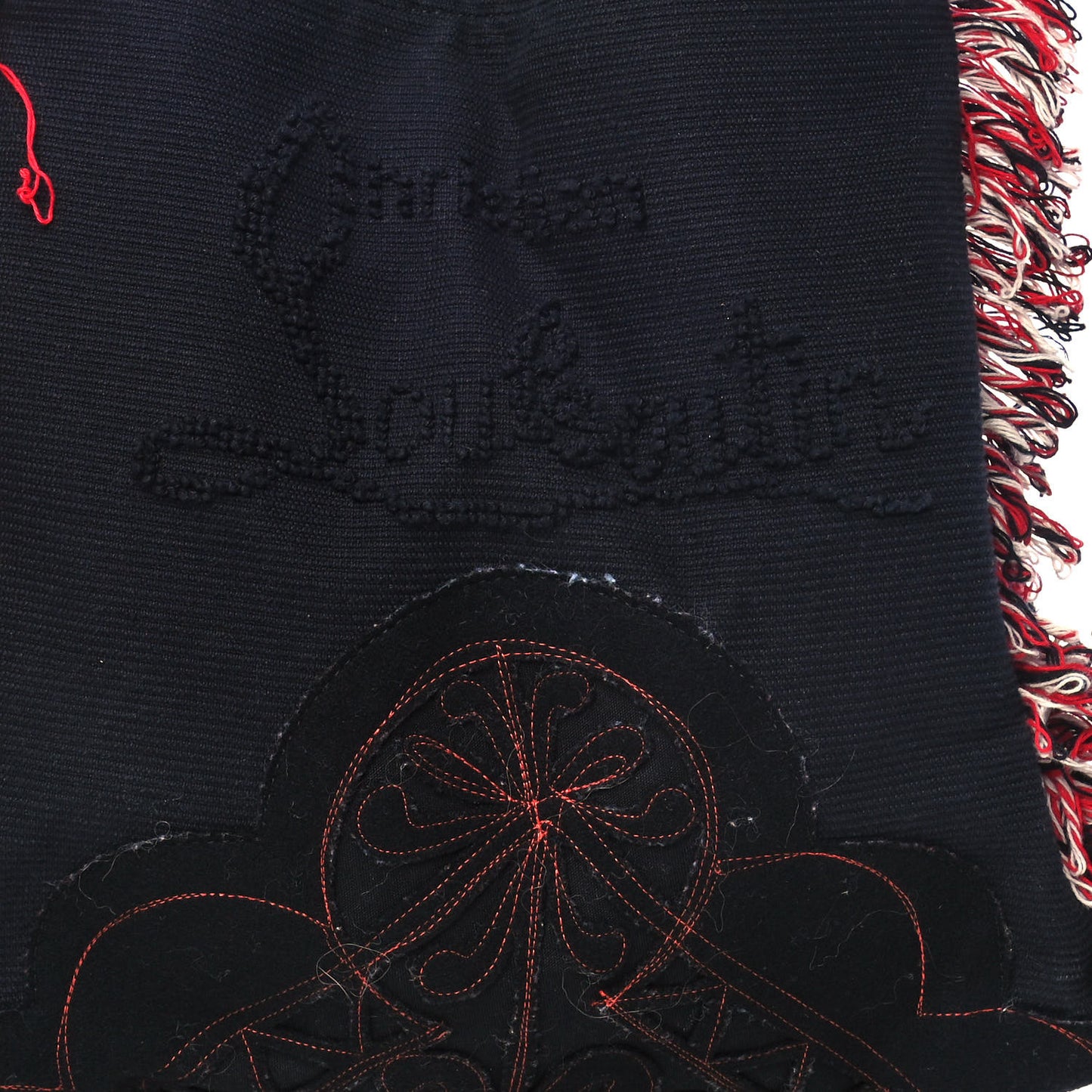 Cotton Embroidered Portugaba Black