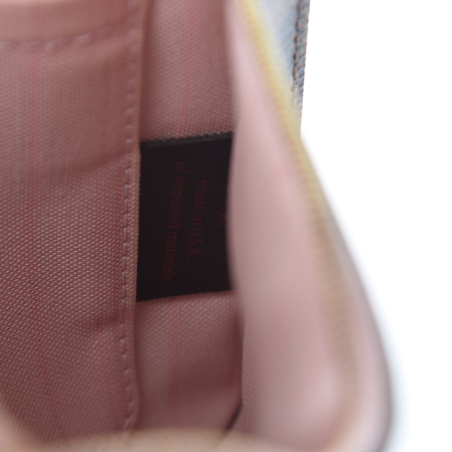 Damier Ebene Neverfull MM GM Pochette Rose Ballerine
