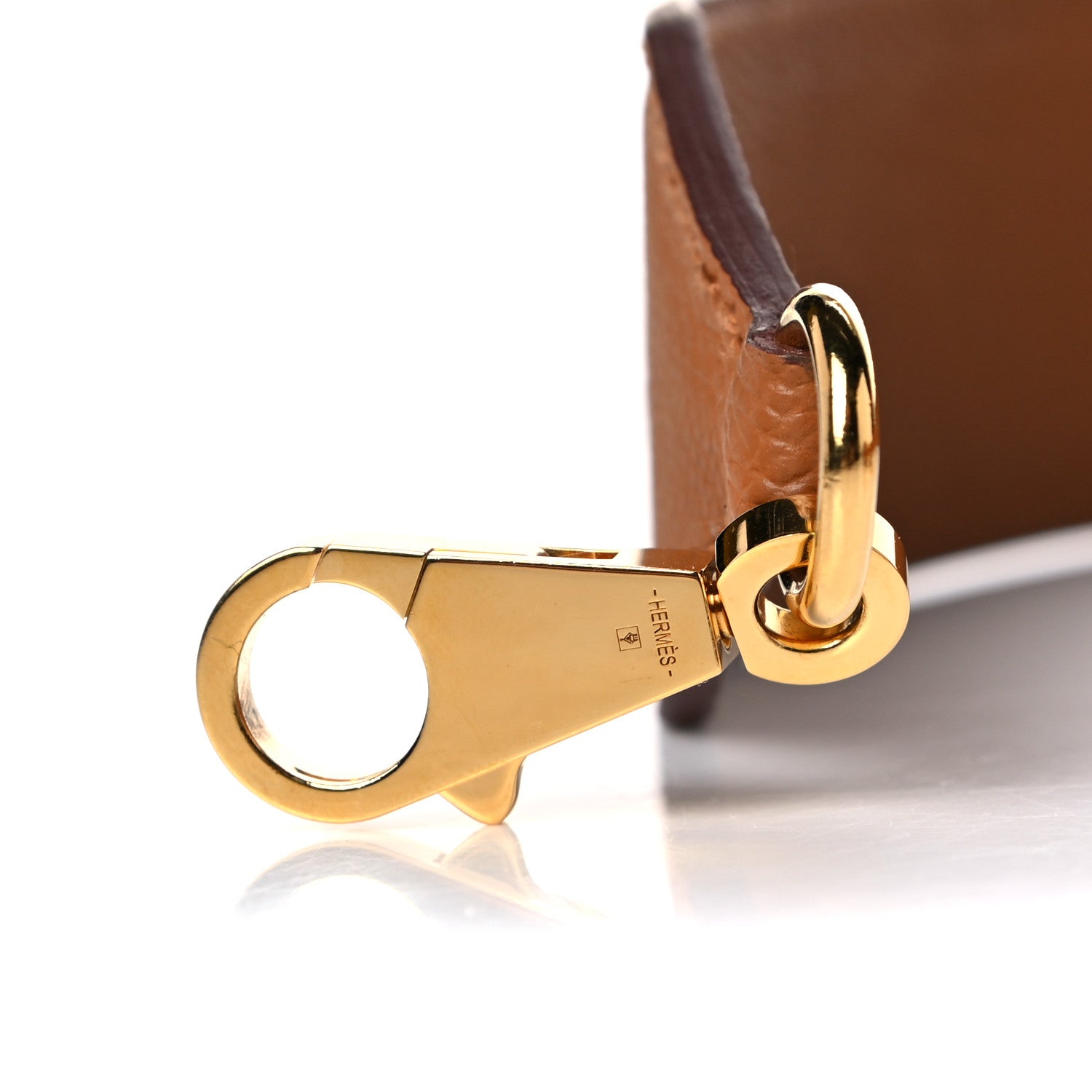 Hermes Epsom 40mm Hexagon Tressage Shoulder Strap Gold 5 of 6