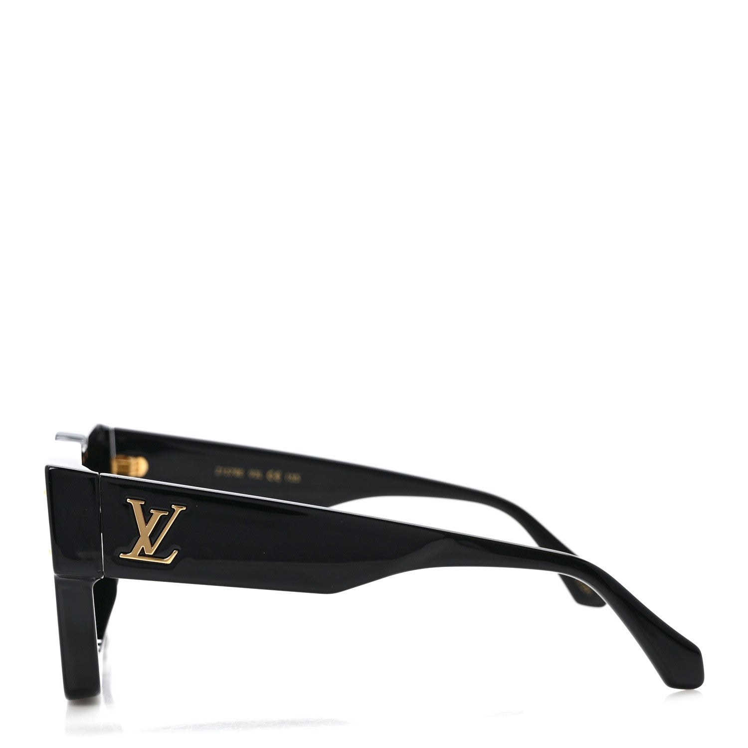 Louis Vuitton Acetate Cyclone Sunglasses Z1578E Black 3 of 9