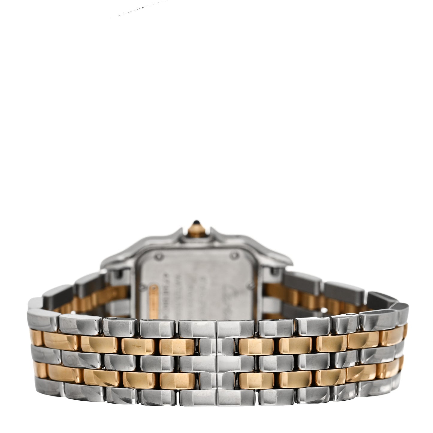 Stainless Steel 18K Yellow Gold 27mm Panthere Quartz Watch