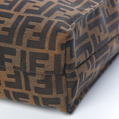 Fendi Zucca Special Shopping Tote Tobacco Ocra 9 of 10