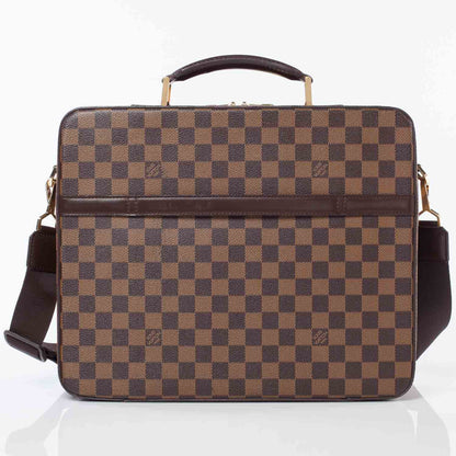 Louis Vuitton Damier Ebene Porte Ordinateur Sabana Computer Case 4 of 11