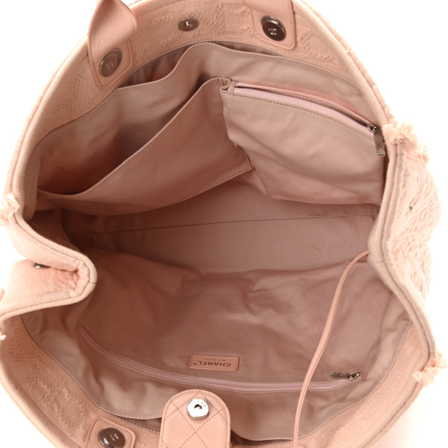 Chanel Canvas Extra Large Double Face Shopping Tote Light Pink 5 of 13