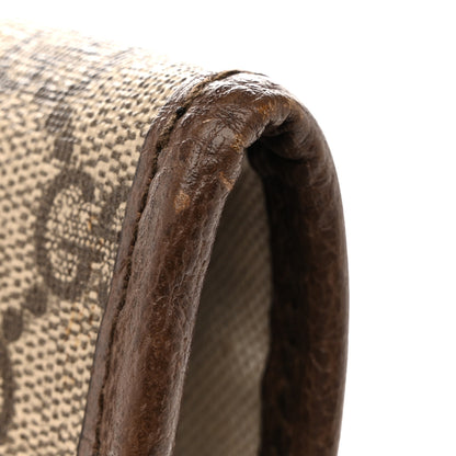Gucci GG Supreme Monogram Web Medium Neo Vintage Flap Messenger Bag Beige New Acero 11 of 13
