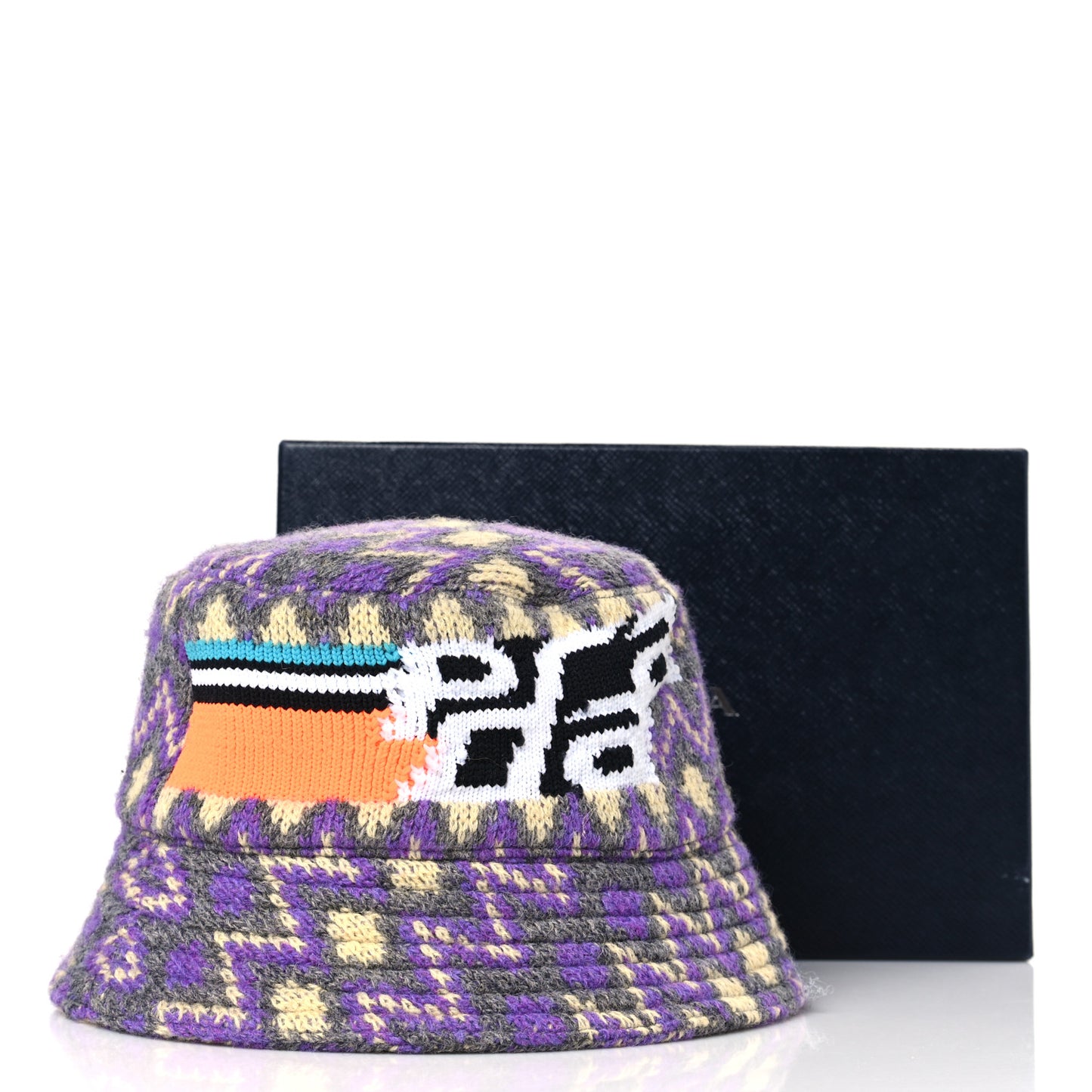 Shetland Chevron Racing Logo Womens Bucket Hat S Grigio