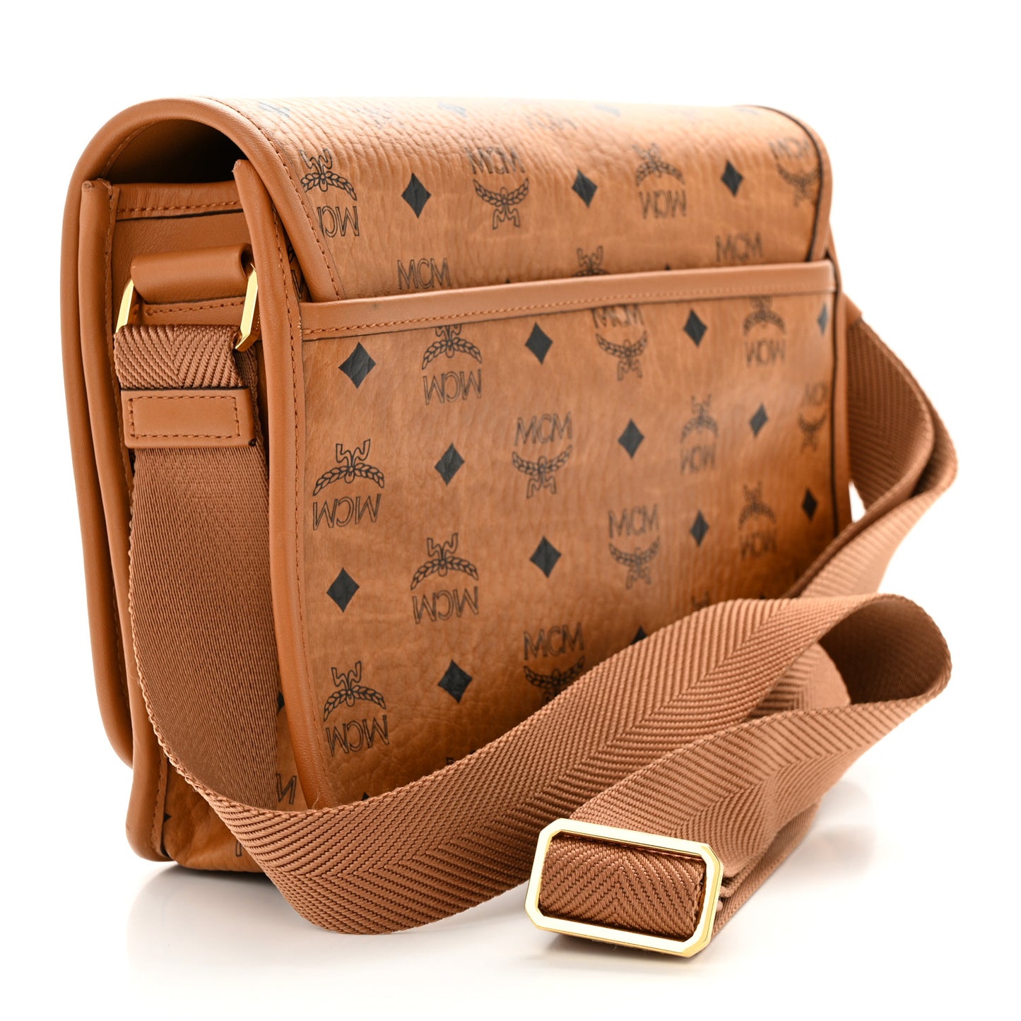 Visetos Small Klassik Messenger Bag Cognac