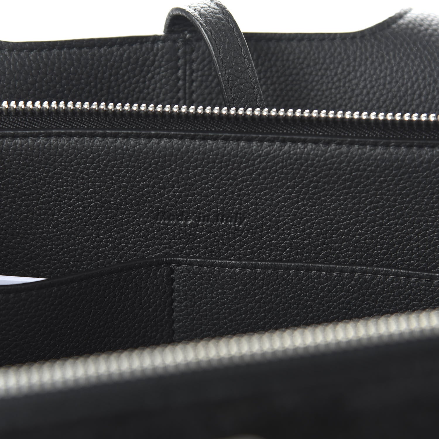 Celine Baby Grained Calfskin Small Tri-Fold Bag Black 8 of 9