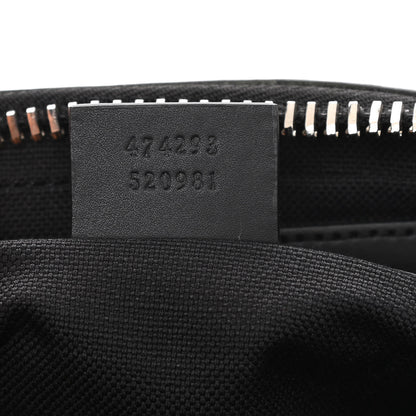 Gucci Soft GG Supreme Monogram Web Belt Bag Black Grey 7 of 11
