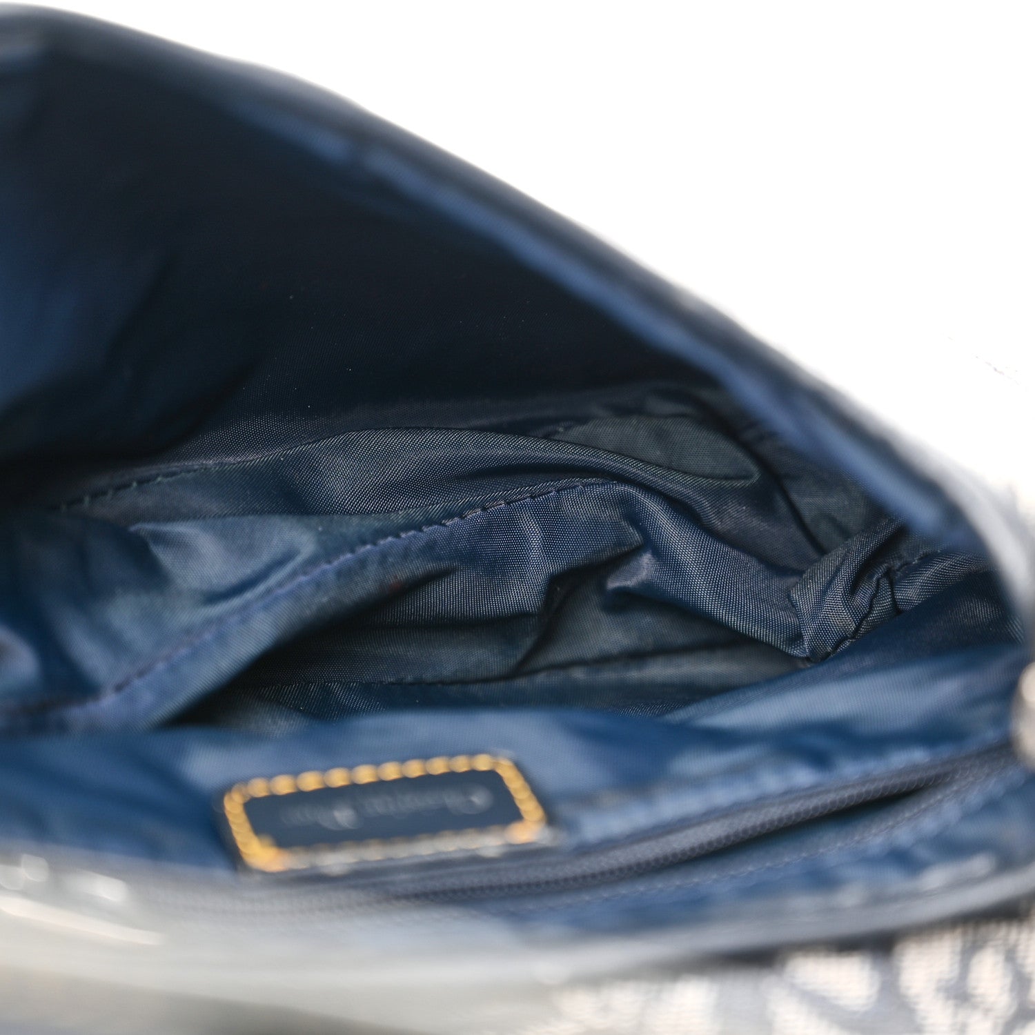 Christian Dior Monogram Saddle Bag Blue 5 of 19