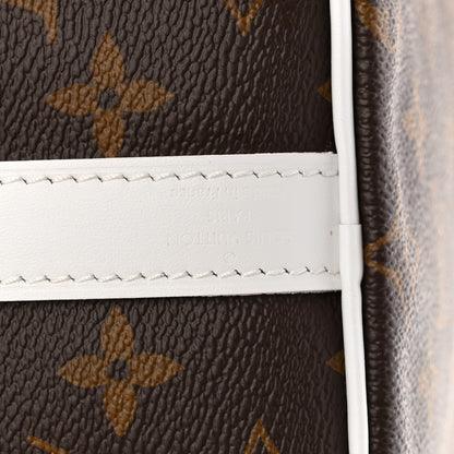 Louis Vuitton Monogram LV Match Speedy Bandouliere 25 White 6 of 10