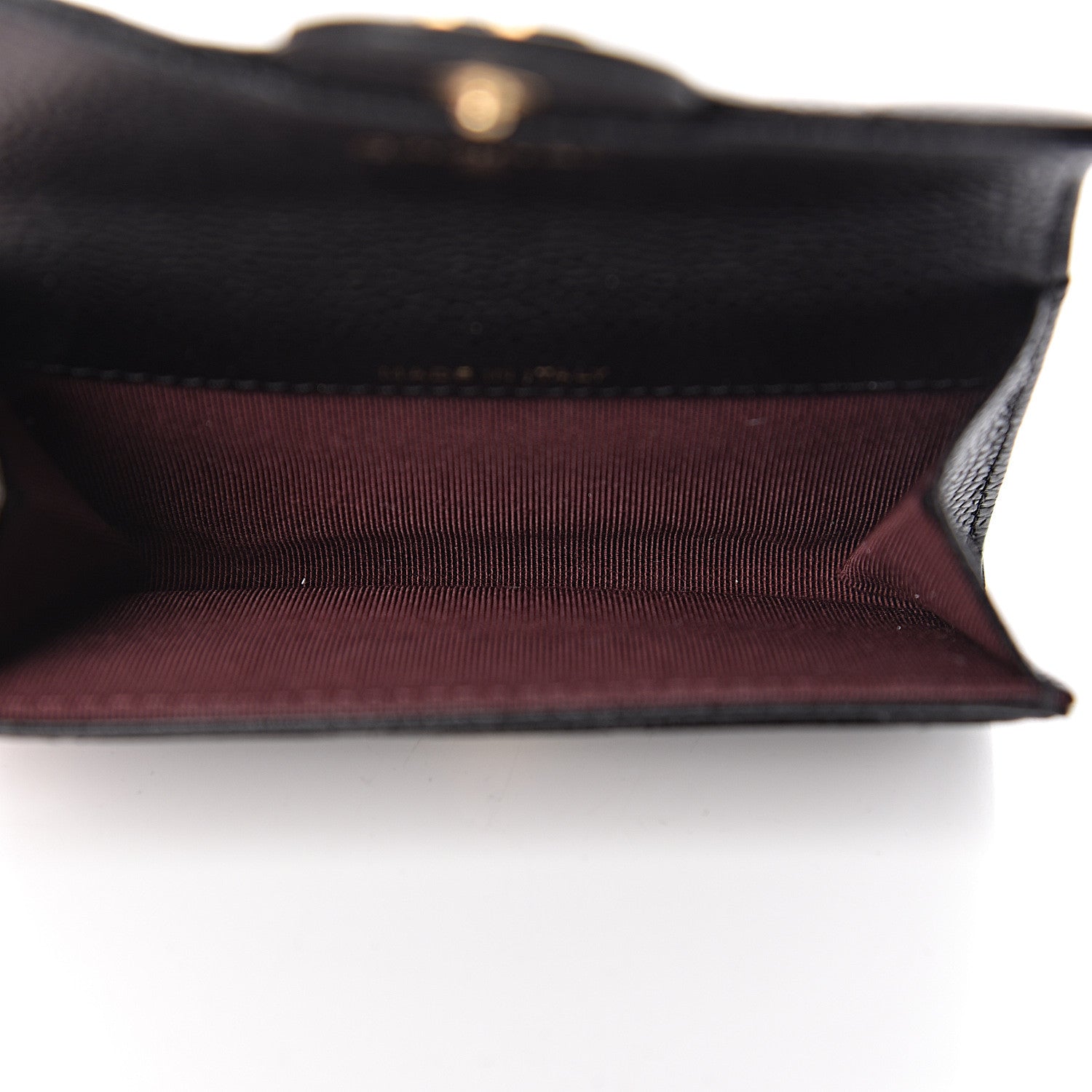 Chanel Caviar Quilted Flap Card Holder Black 5 of 9