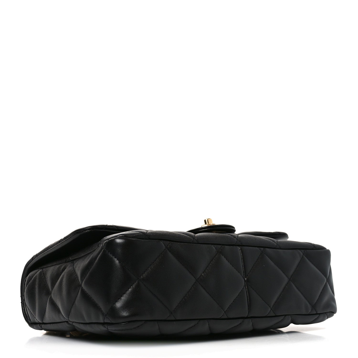 Chanel Lambskin Quilted Large CC Funky Town Flap Black 4 of 11