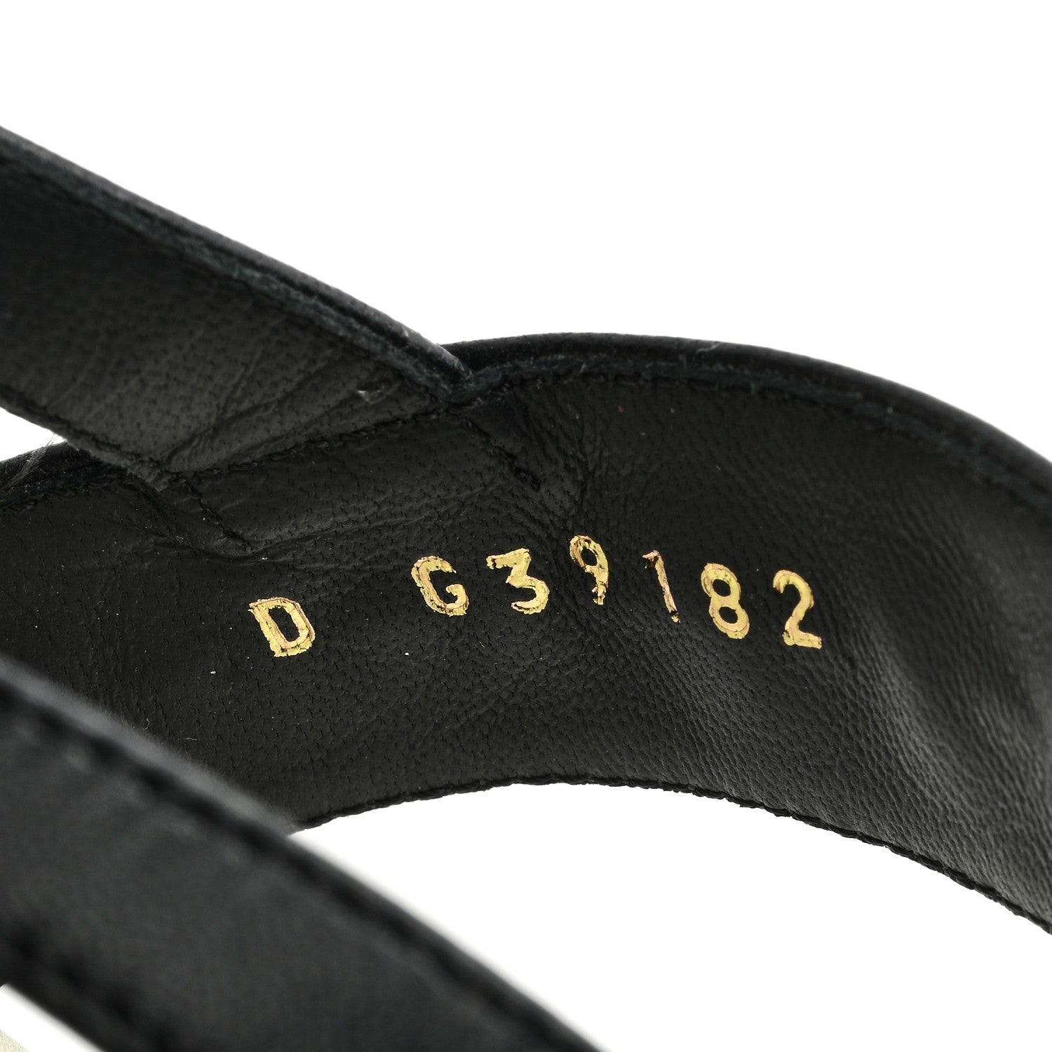 Chanel Lambskin Chain CC Sandals 38.5 Black 8 of 8