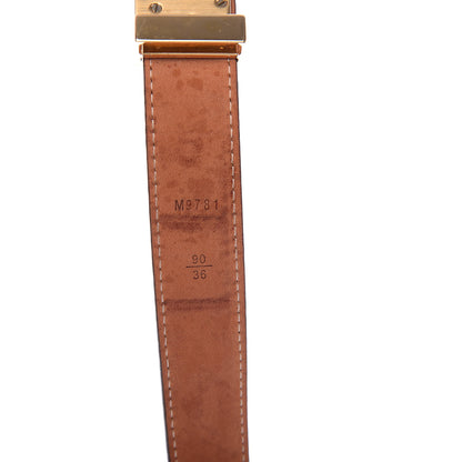 Louis Vuitton Mini Monogram 25mm LV Initiales Belt 90 36 3 of 6