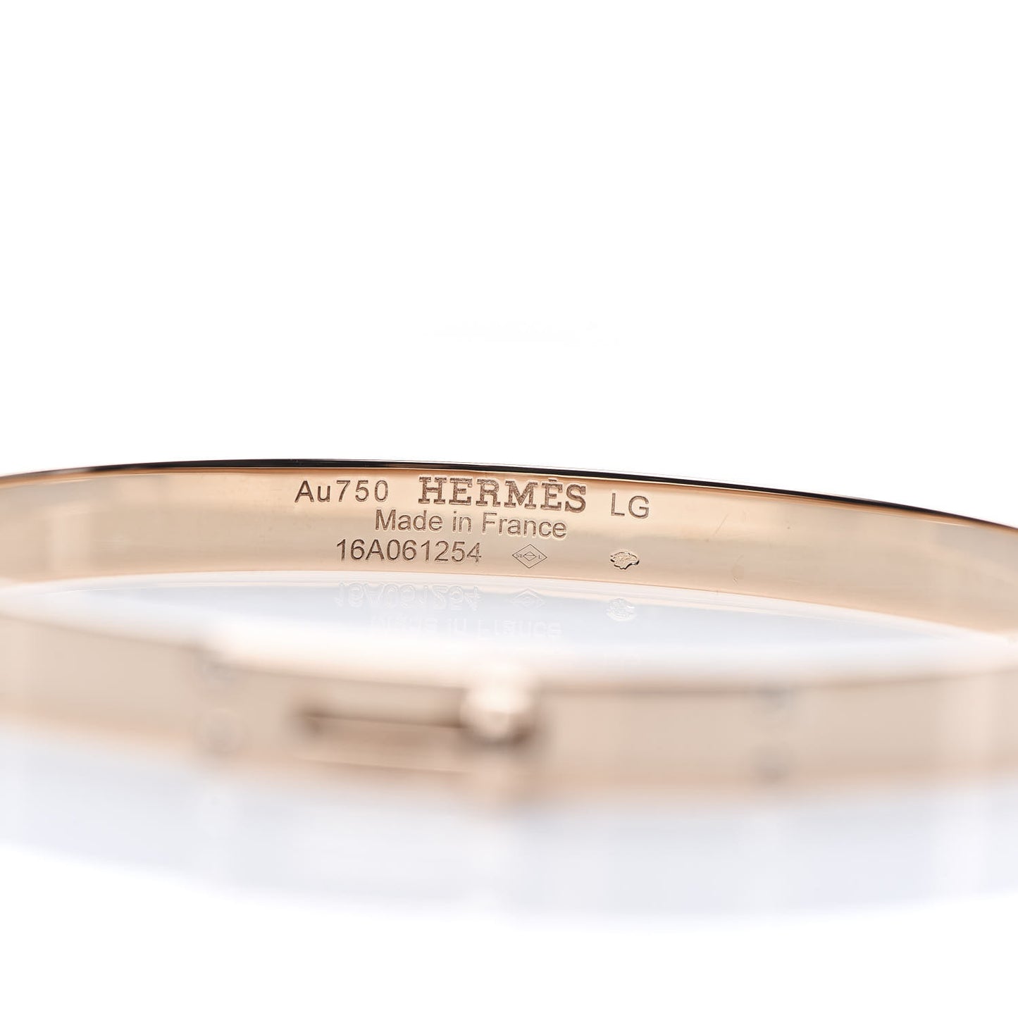 18K Rose Gold Diamond PM Kelly Bracelet LG
