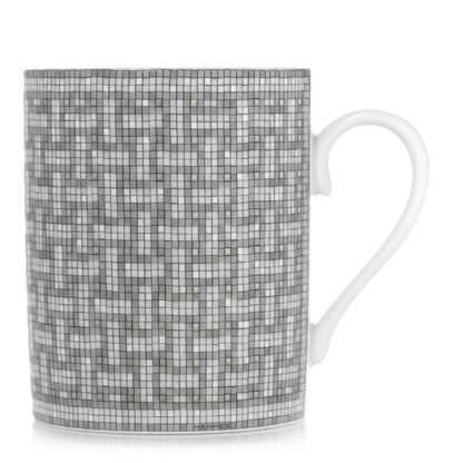 Hermes Porcelain Mosaique au 24 Mug Platinum 1 of 8