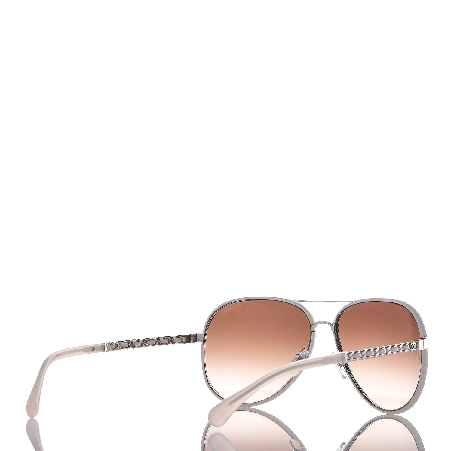 Chanel Pilot Winter Sunglasses 4219-Q White 4 of 8