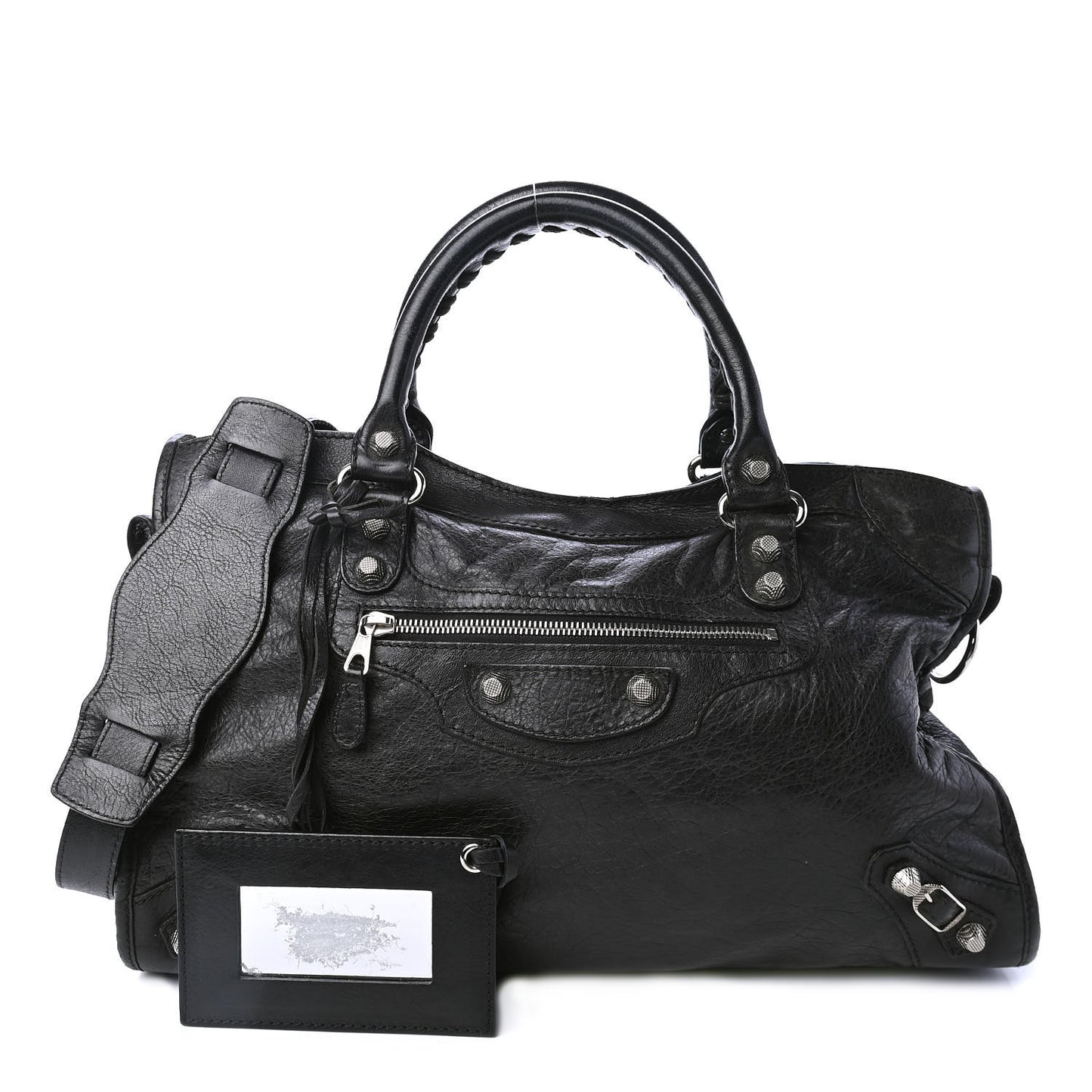 Agneau Giant 12 Silver Hardware City Black