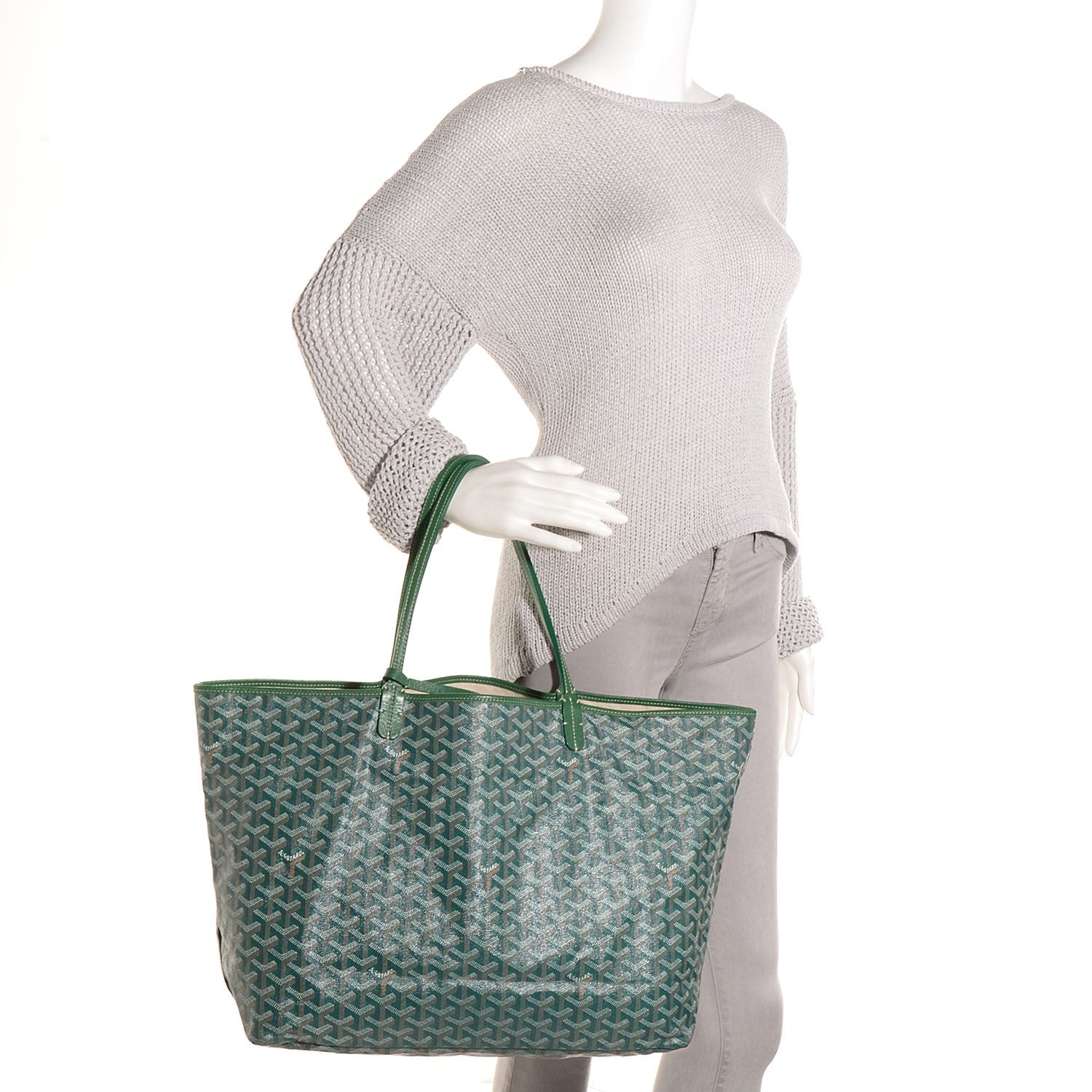 Goyard Goyardine Saint Louis GM Green 3 of 10
