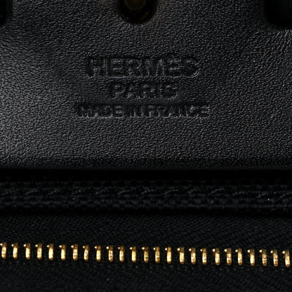 Hermes Military Toile Vache Hunter Herbag Zip PM 31 Black 7 of 11