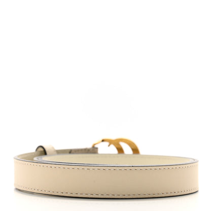 Gucci Calfskin Double G 20mm Belt 75 30 Mystic White 2 of 9