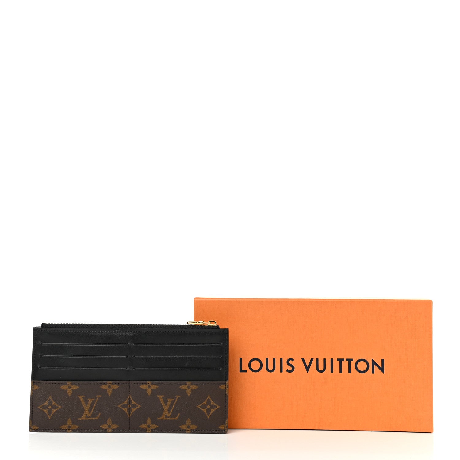 Louis Vuitton Monogram Slim Purse Black 9 of 9