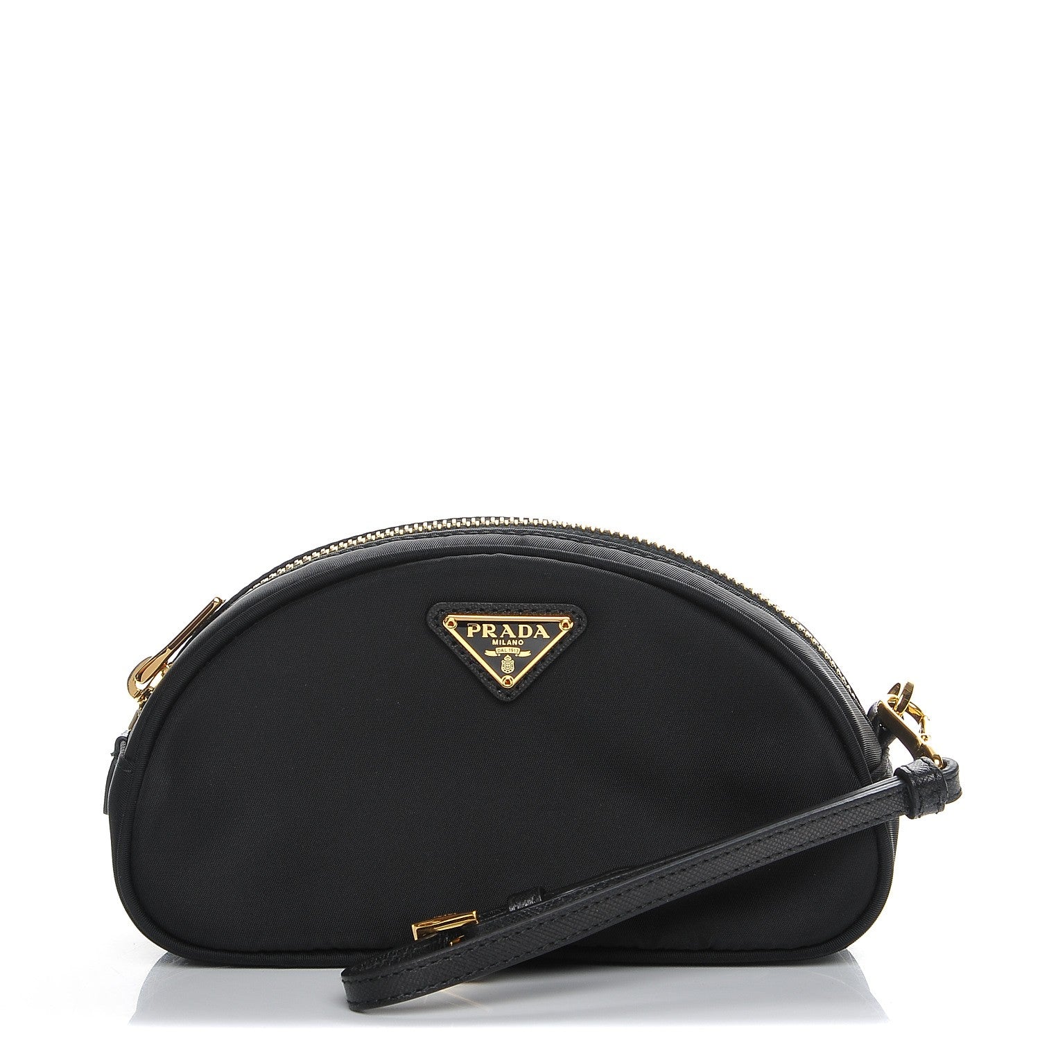 Prada Tessuto Nylon Wristlet Nero Black 1 of 8