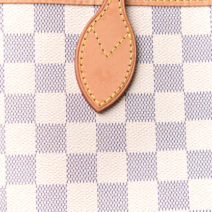 Louis Vuitton Damier Azur Neo Neverfull MM Rose Ballerine 9 of 11