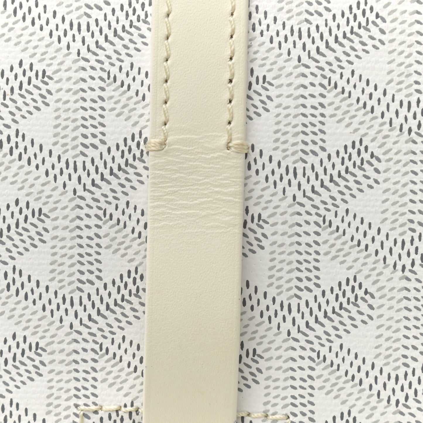 Goyardine Belvedere II PM Messenger Bag White