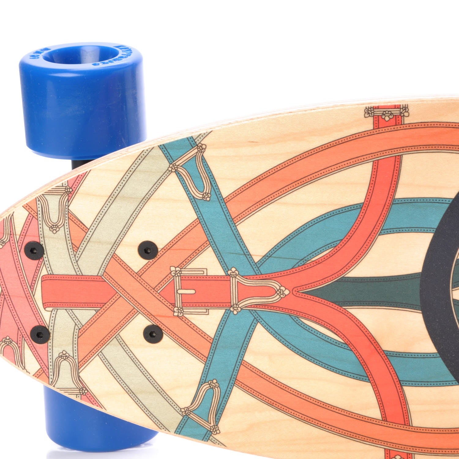 Hermes Beech Wood Modernes Cavalcadour Short Board Skateboard 12 of 15