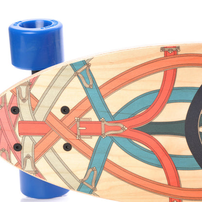 Hermes Beech Wood Modernes Cavalcadour Short Board Skateboard 12 of 15