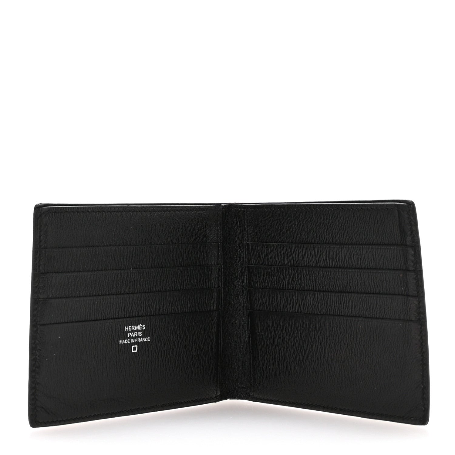 Hermes Matte Alligator MC2 Copernic Compact Wallet Black 5 of 6