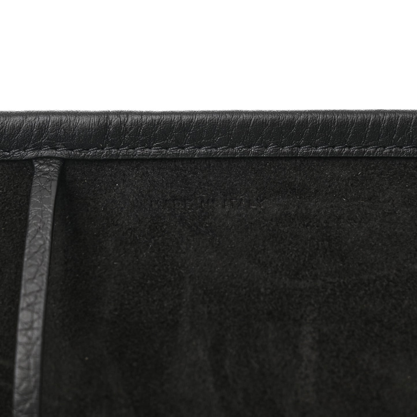 Grained Calfskin Large N/S Park Tote Black