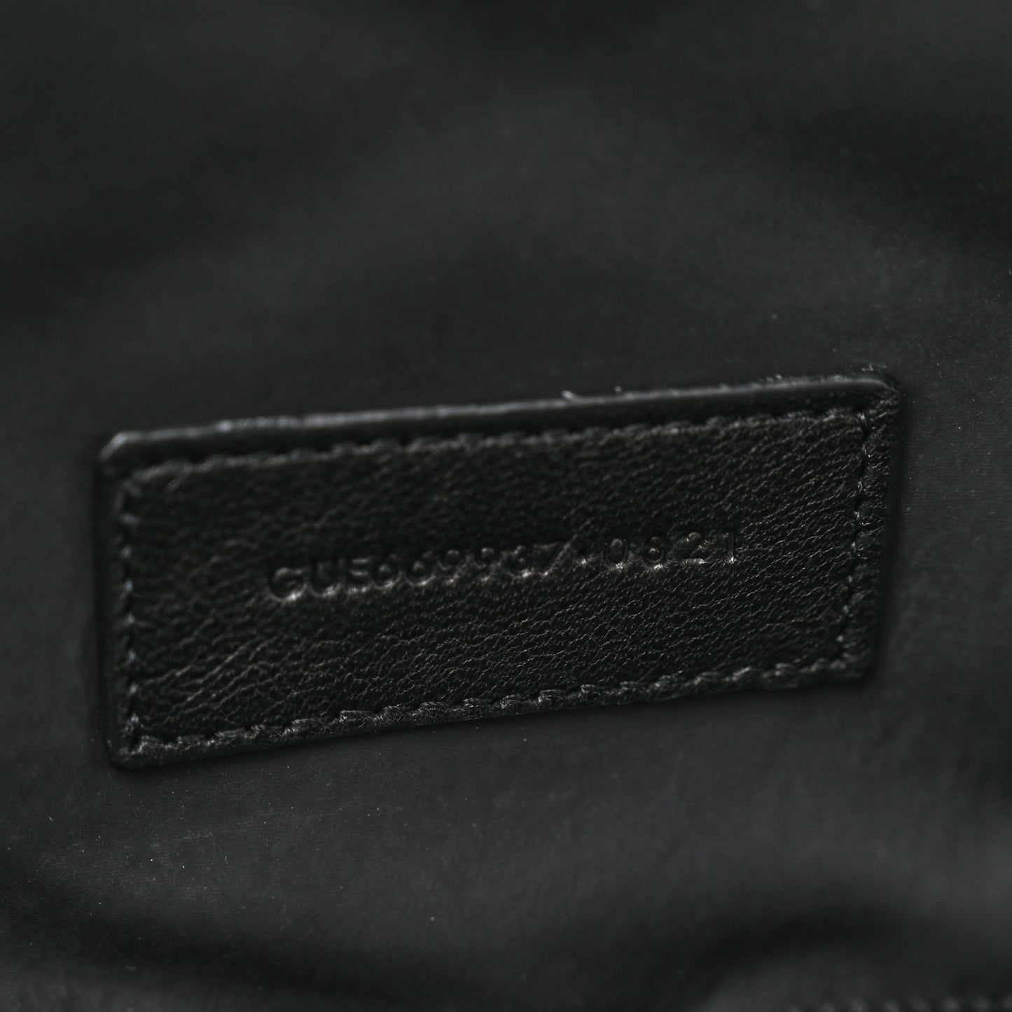 Lambskin Quilted Lolita Cosmetic Pouch Black