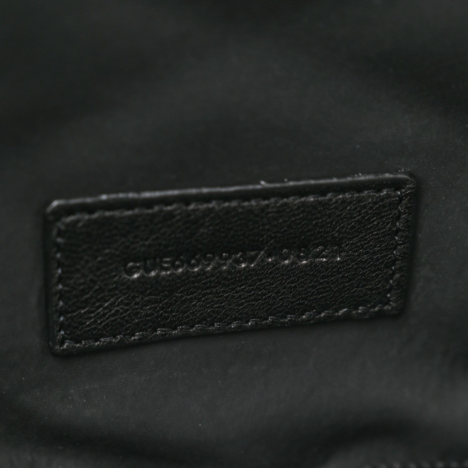 Saint Laurent Lambskin Quilted Lolita Cosmetic Pouch Black 7 of 7