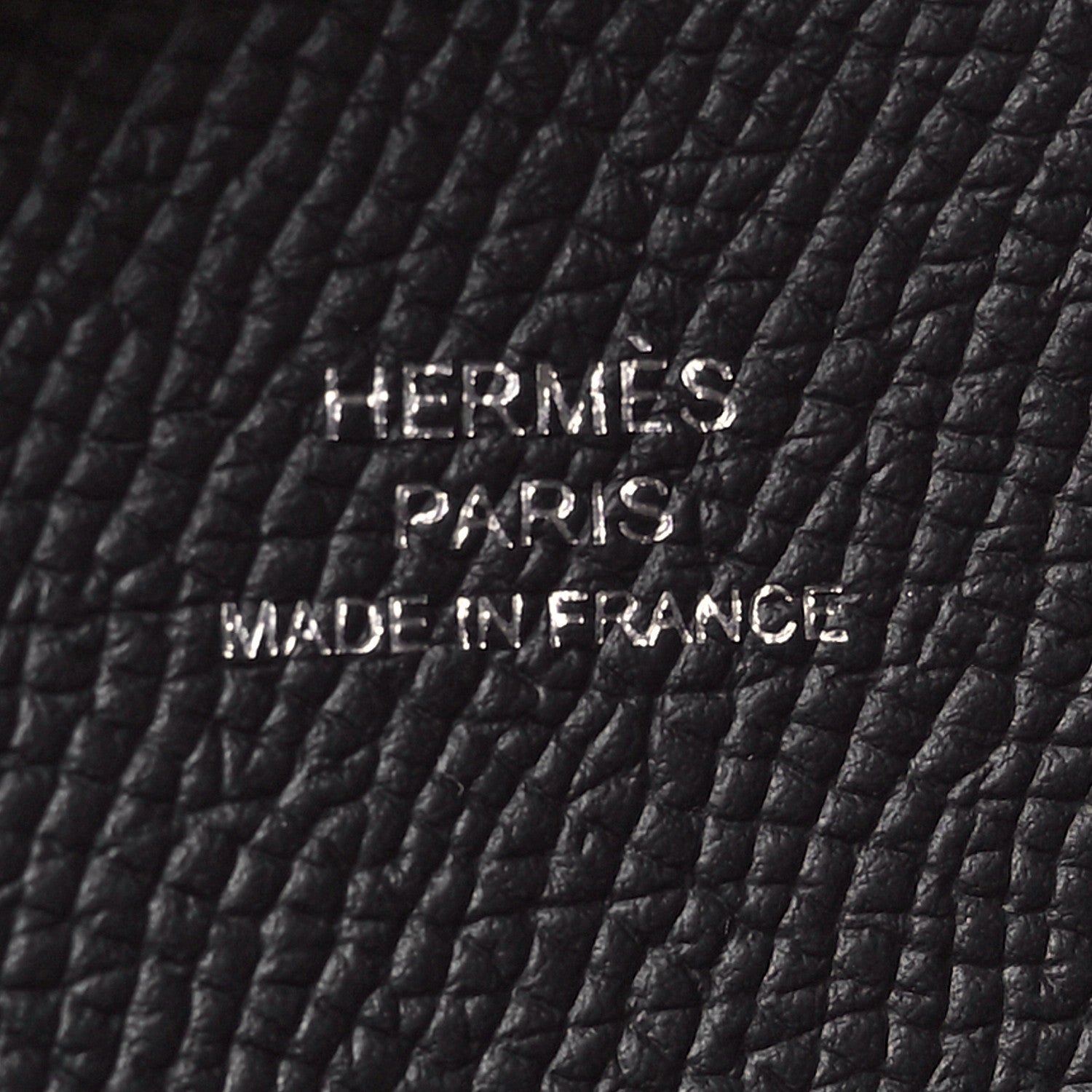 Hermes Epsom Calvi Card Case Black 6 of 7