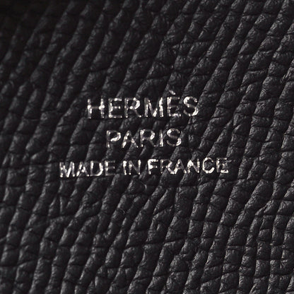 Hermes Epsom Calvi Card Case Black 6 of 7