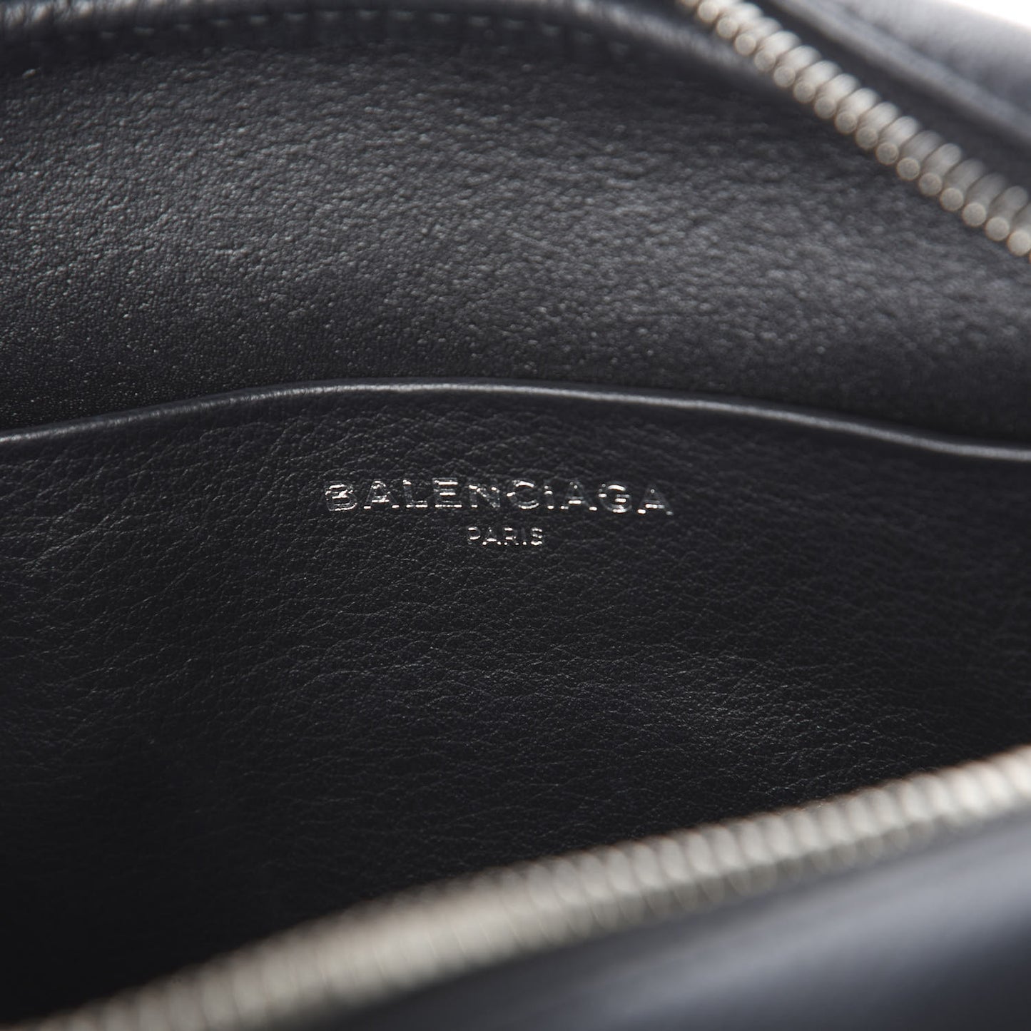 Calfskin Logo S Everyday Camera Bag Black
