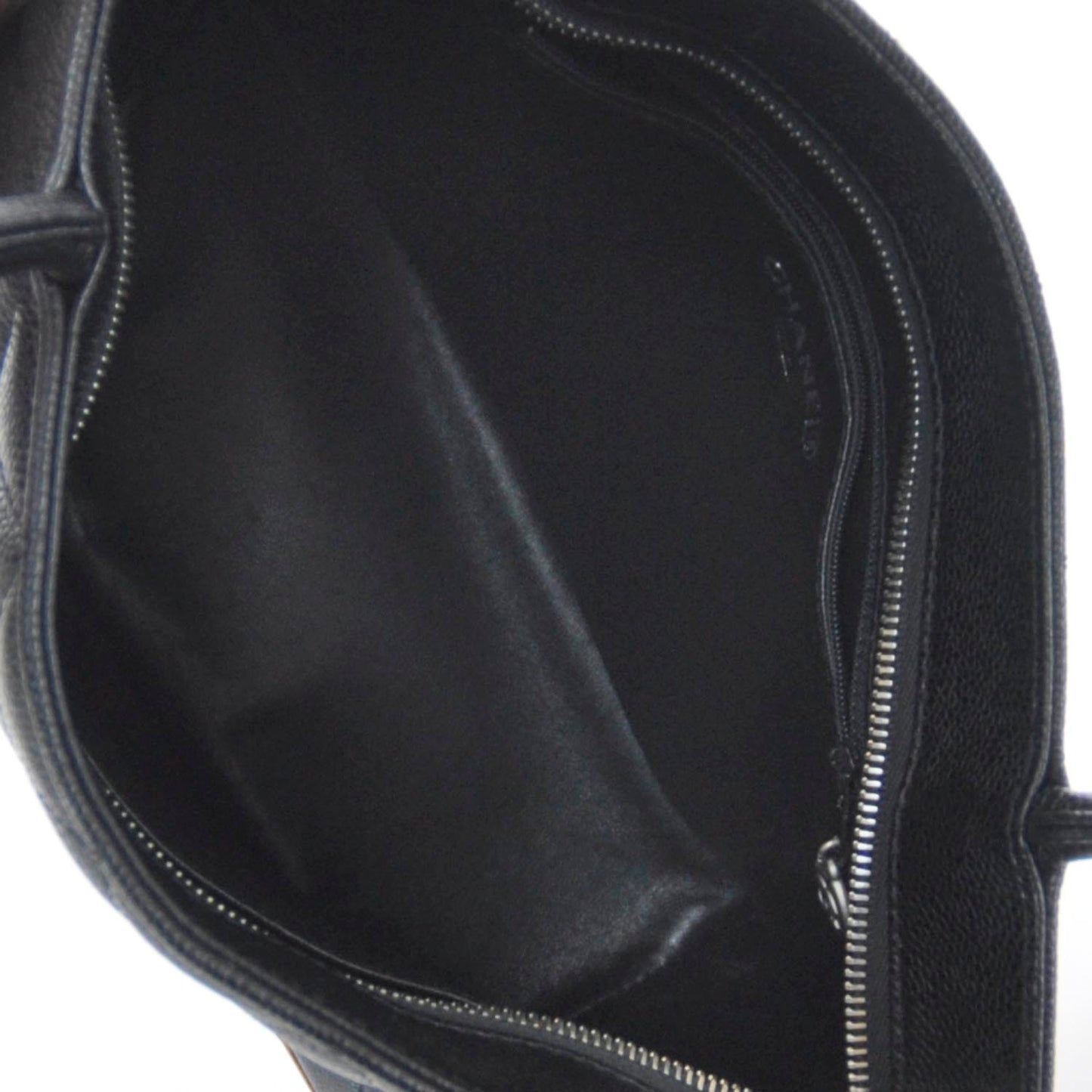 Caviar Quilted Medallion Tote Black