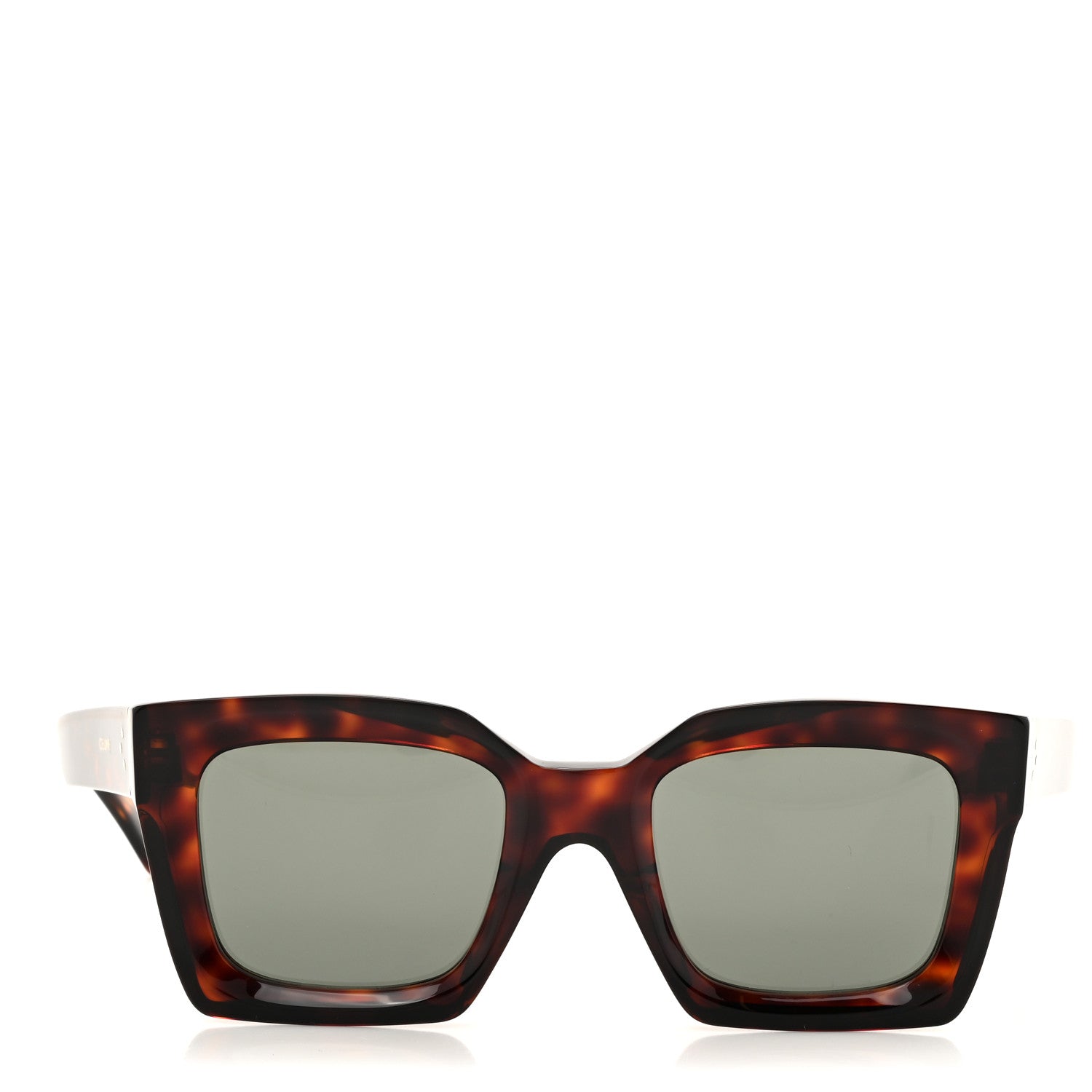 Celine Acetate Square Sunglasses CL401301 Tortoise 1776216