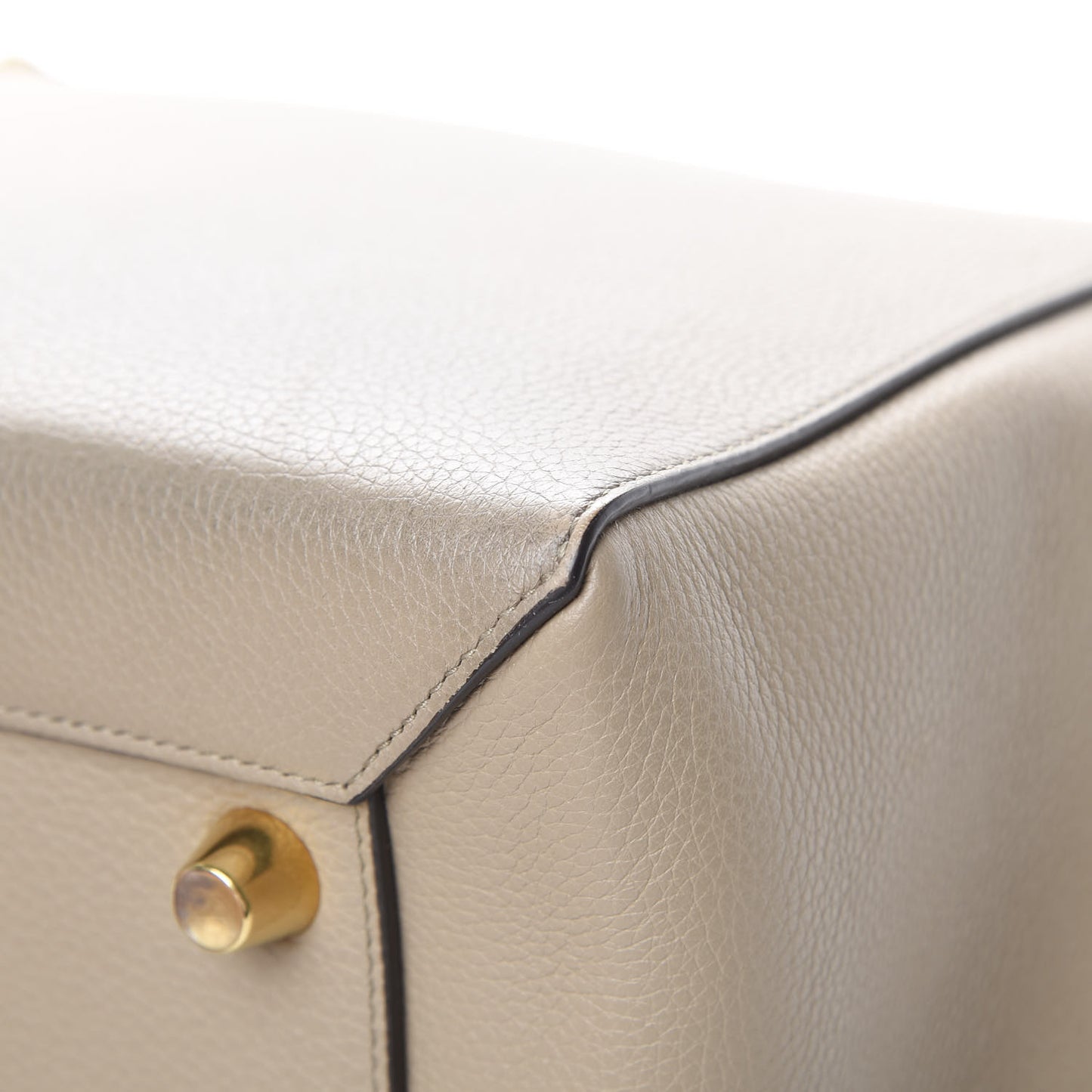 Drummed Calfskin Mini Belt Bag Dune