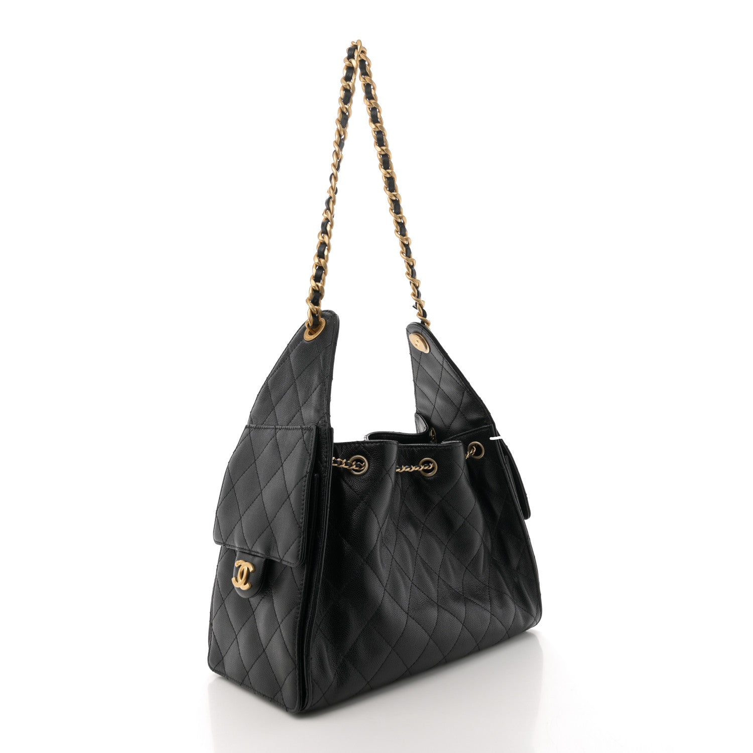 Chanel Caviar Quilted Small Chanel 25 Handbag Black 3 of 12