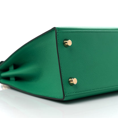 Hermes Epsom Kelly Sellier 25 Vert Jade 8 of 10