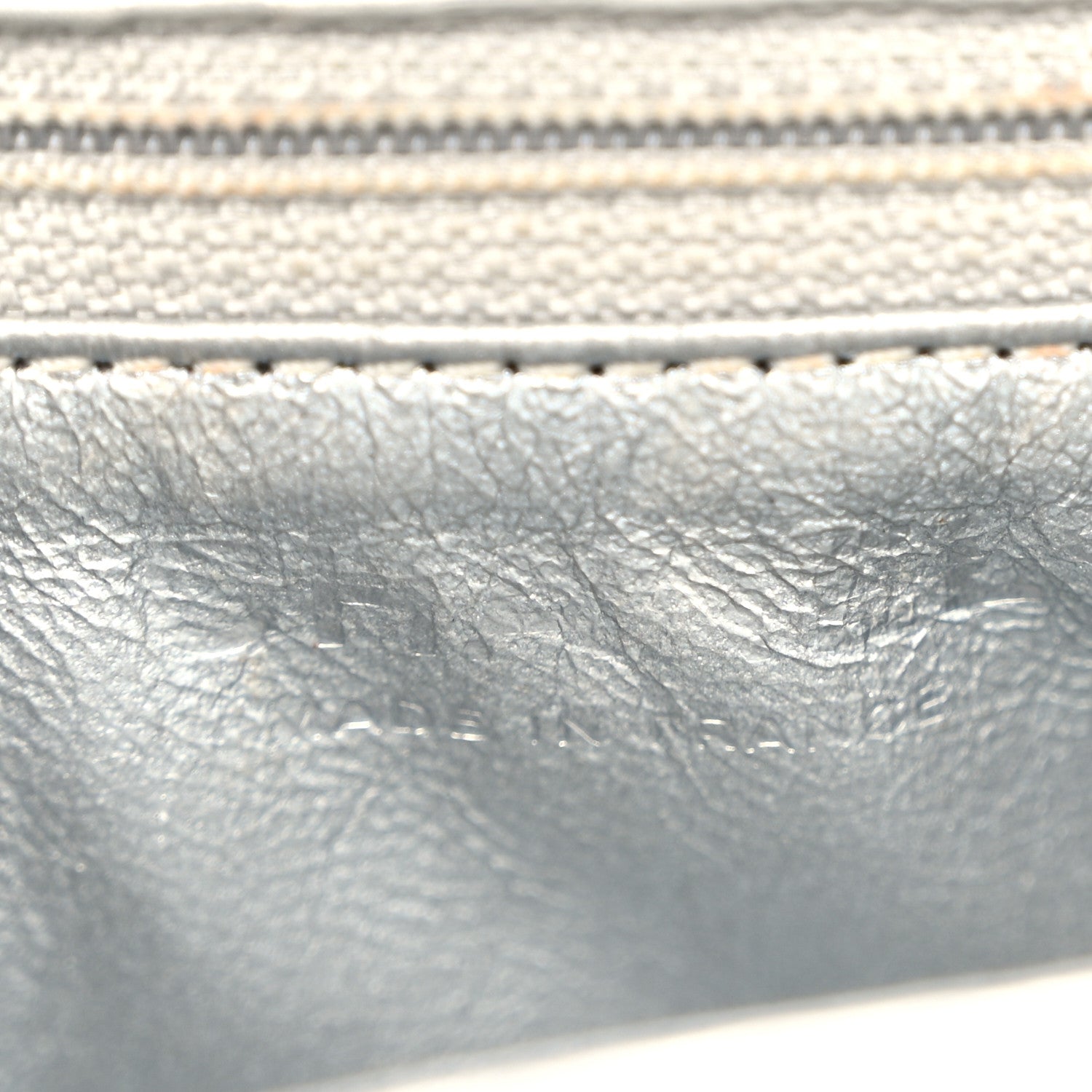 Chanel Metallic Aged Calfskin Striped Accordion Reissue 2.55 Mini Flap Silver 6 of 13